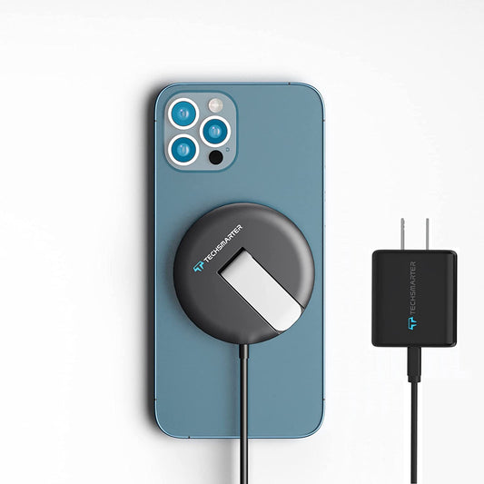 MagBoost Wireless Charger Kickstand with Wall Charger