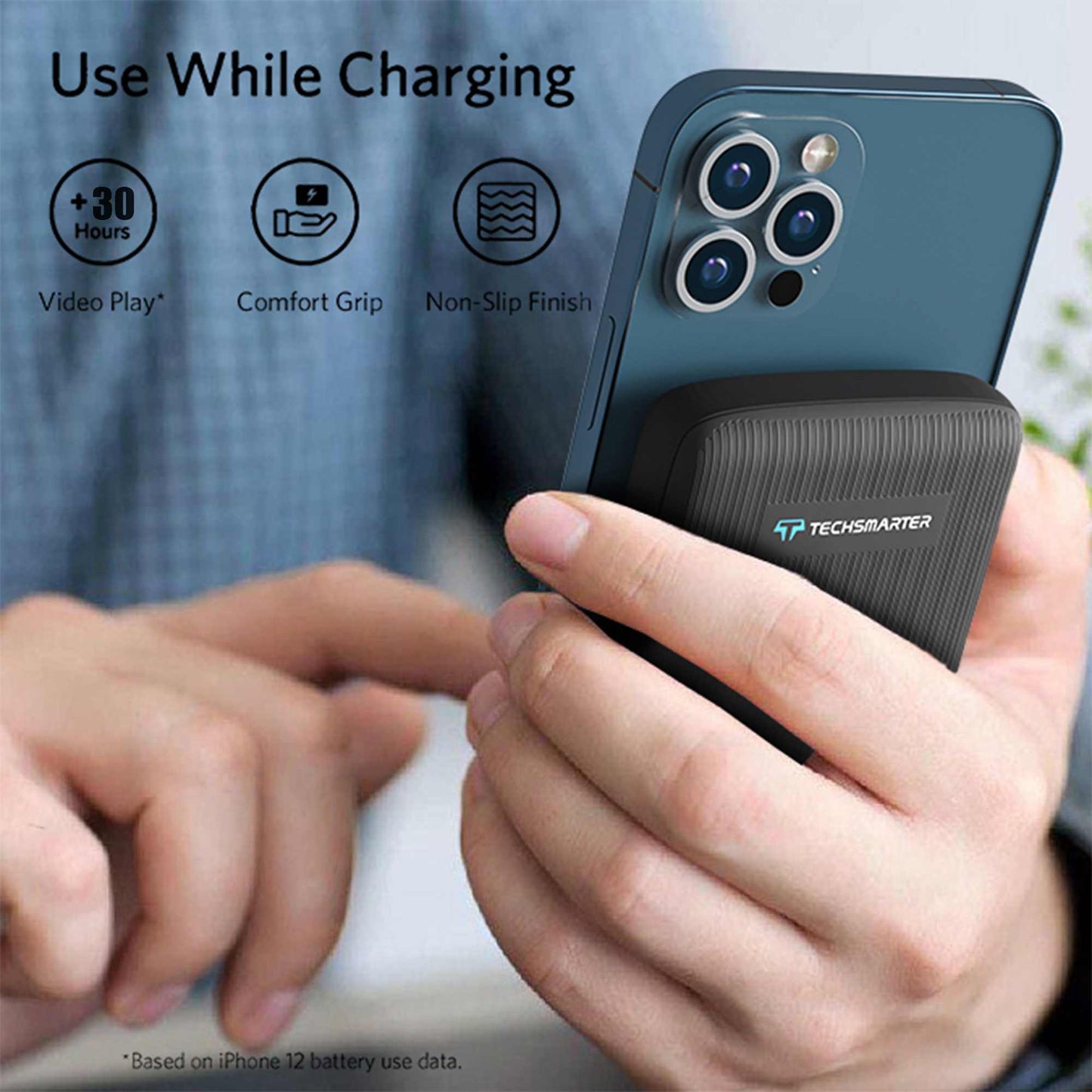 MagBoost 10000mAh Magnetic Wireless Portable Charger - TechsmarterTechsmarter