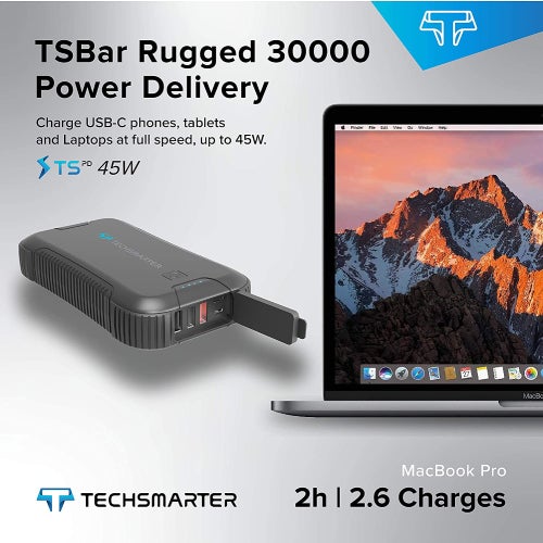 TSBar Rugged 30000 - TechsmarterTechsmarterPortable Power Bar