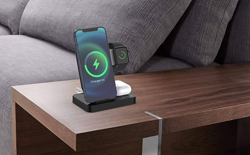 TSWireless 3-in-1 Charging Station - TechsmarterTechsmarter