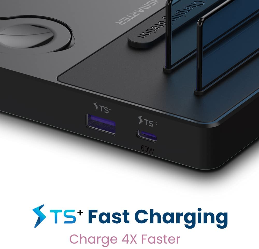 TSWireless 5-in-1 Wireless Charging Station - TechsmarterTechsmarter