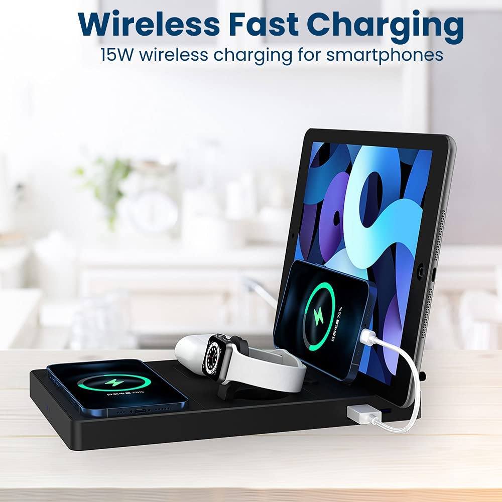 TSWireless 5-in-1 Wireless Charging Station - TechsmarterTechsmarter