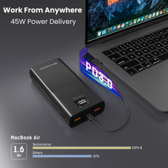 TSBar 20,000mAh 45W USB-C Laptop Power Bank