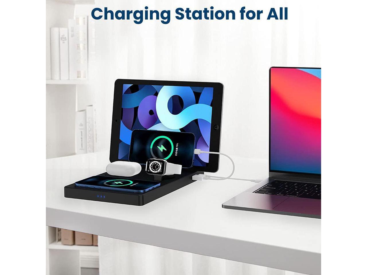 Techsmarter 5-in-1 Wireless Charging Station