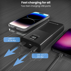 TSBar 20,000mAh 45W USB-C Laptop Power Bank