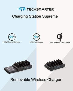 Charging Station Supreme - 110W USB-C & Wireless