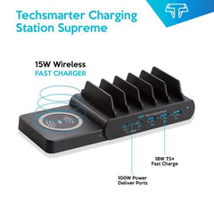 Charging Station Supreme - 110W USB-C & Wireless