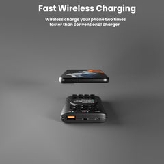 TSBar 12,000mAh Wireless Power Bank with Suction Cups