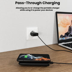 TSBar 12,000mAh Wireless Power Bank with Suction Cups