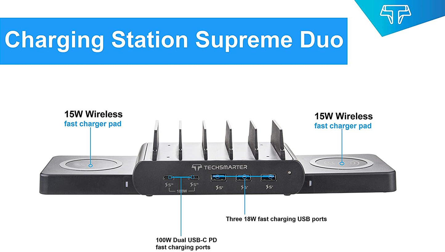 Charging Station Supreme DUO - TechsmarterTechsmarter