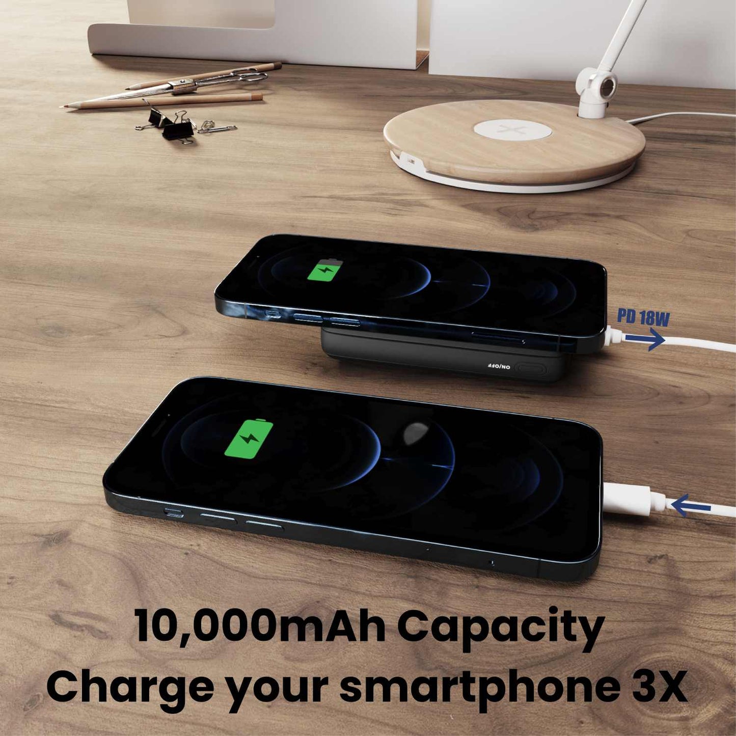 MagBoost 10000mAh Magnetic Wireless Portable Charger - TechsmarterTechsmarter