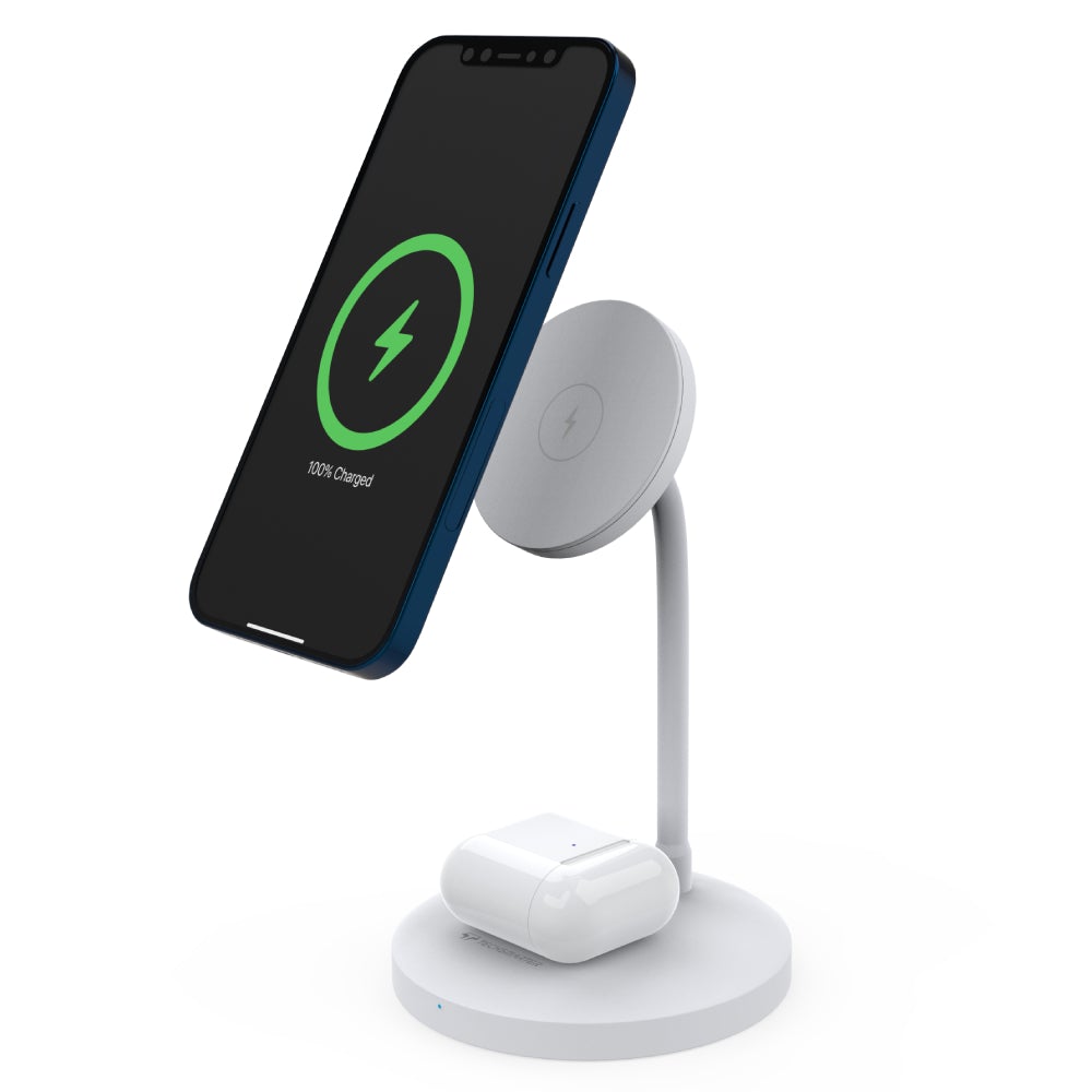 MagBoost 2-in-1 Magnetic Wireless Charger Stand - TechsmarterTechsmarterWireless Charger
