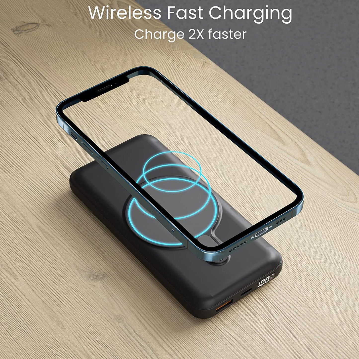 MagBoost 20000mAh Magnetic Wireless Portable Charger - TechsmarterTechsmarter