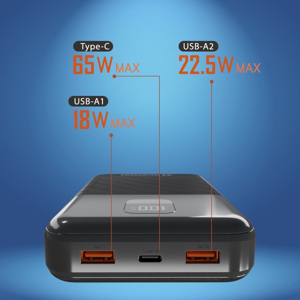 TSBar 20000 65W PPS - TechsmarterTechsmarterPortable Power Bar