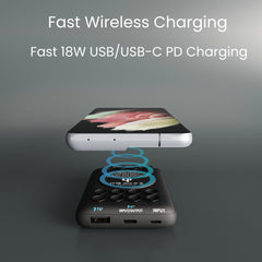 TSBar 8000mAh Wireless with Suction - TechsmarterTechsmarterPortable Power Bar