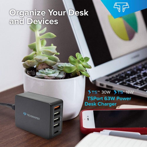 TSPort 63W PD Desktop - TechsmarterTechsmarterDesk Charger