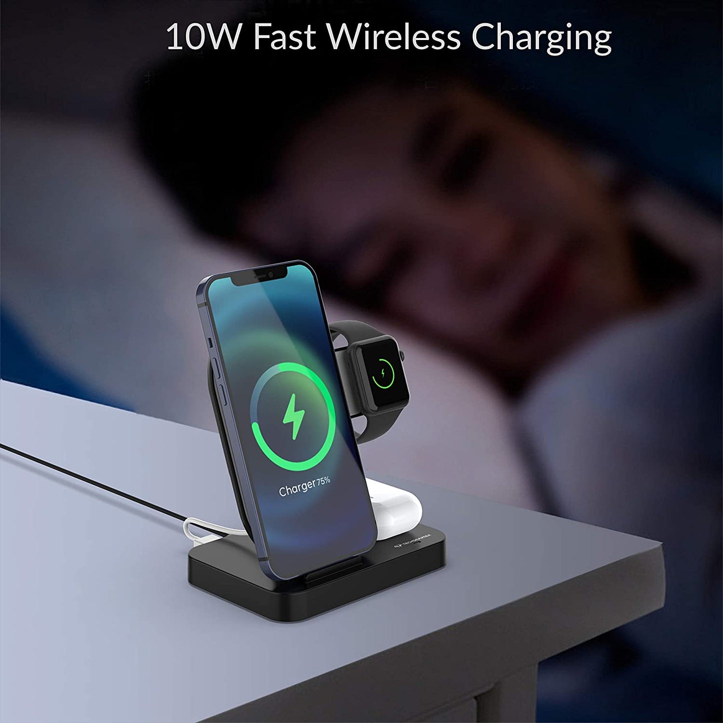 TSWireless 3-in-1 Charging Station - TechsmarterTechsmarter