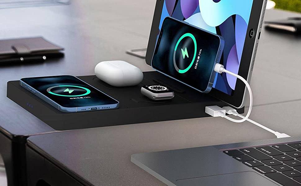 TSWireless 5-in-1 Wireless Charging Station - TechsmarterTechsmarter